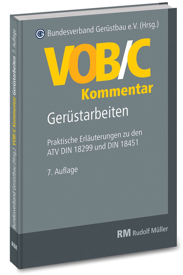 VOB/C Kommentar – Gerüstarbeiten, 7. Auflage (3D/tif)