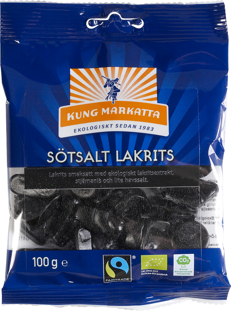 Ekologiskt godis - Sötsalt lakrits