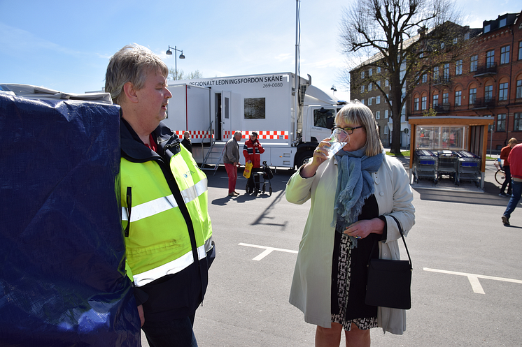 Krisberedskapsveckan i Landskrona