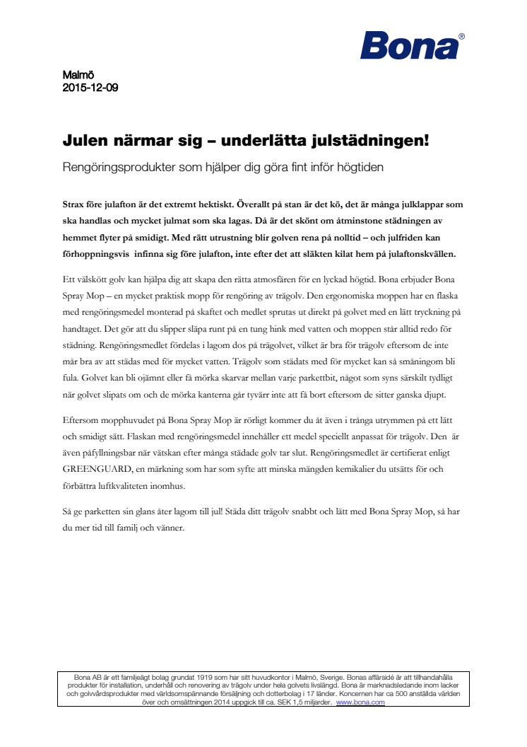 Julen närmar sig – underlätta julstädningen!