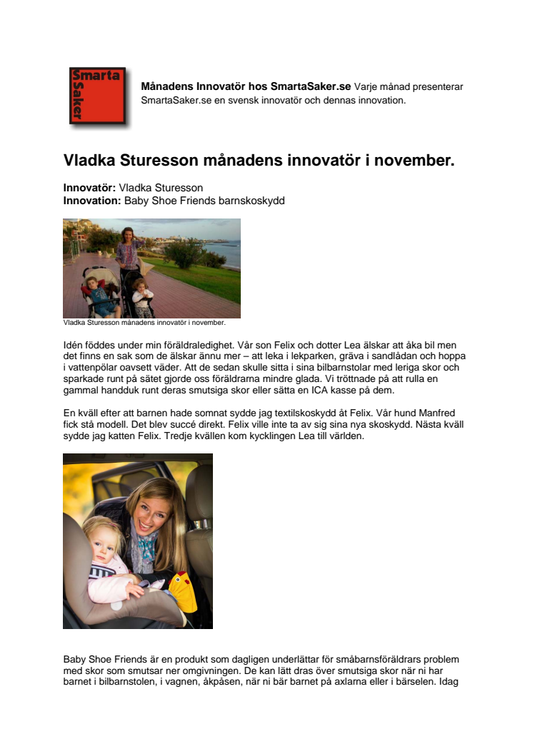 Vladka Sturesson månadens innovatör i november.