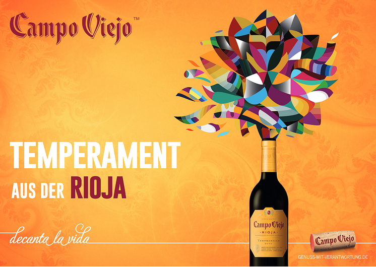 Temperament aus der Rioja - Campo Viejos erste Mediakampagne