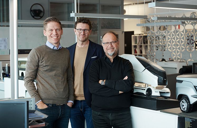 Anders Gau, Jonas Nordh und Kristofer Hansén glauben, dass sich der Scania V8 erfolgreich anpassen wird