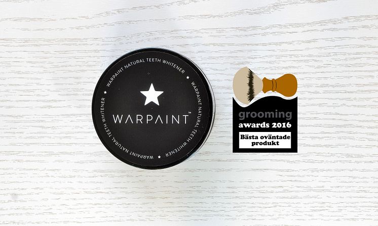 Bästa oväntade produkt 2016 - Warpaint Natural Teeth Whitener 