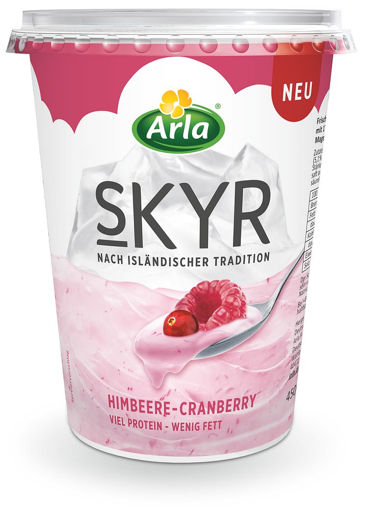 Arla® Skyr Himbeere-Cranberry, 450g
