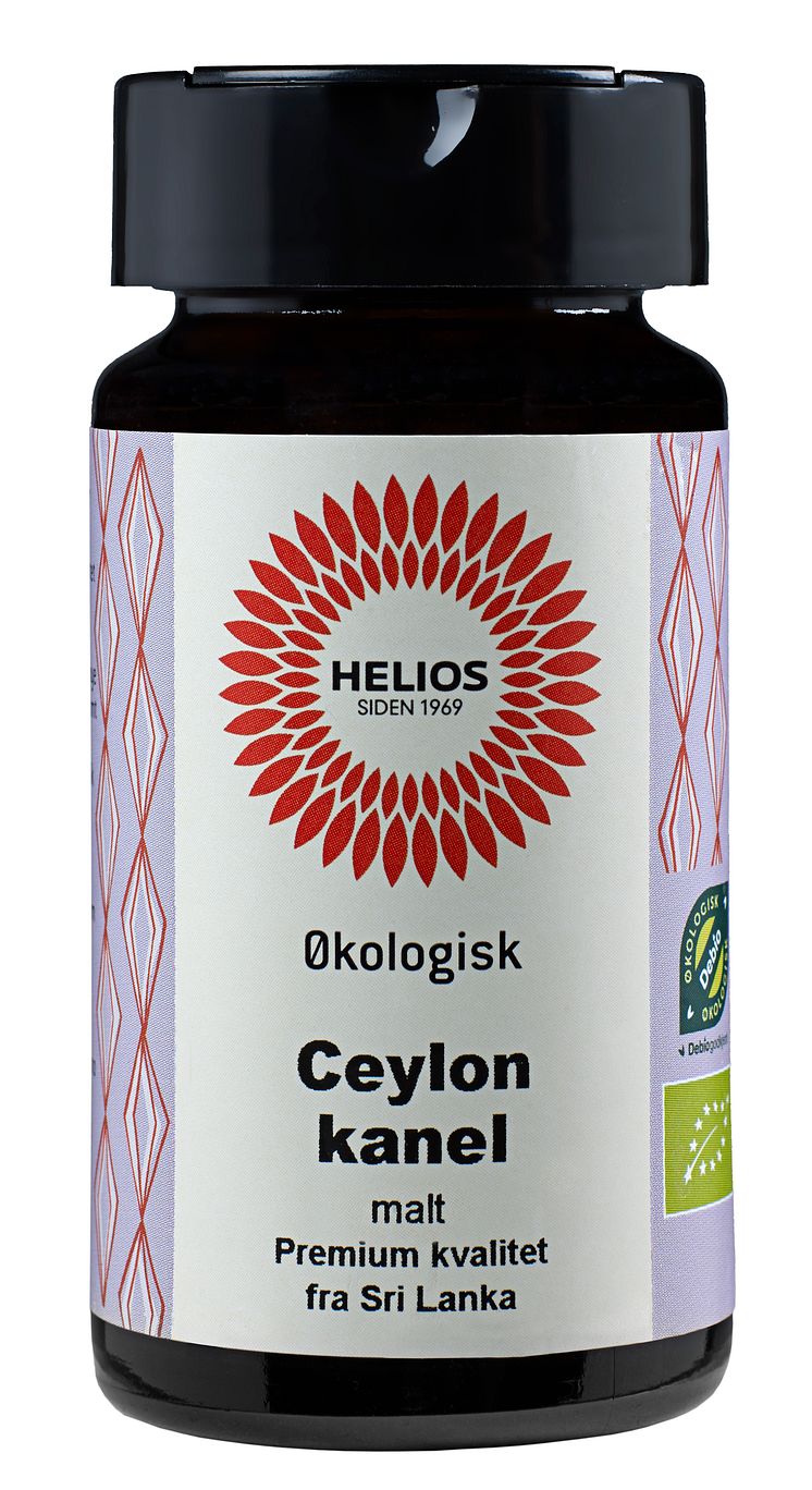 Helios ceylon kanel malt glass økologisk 30 g