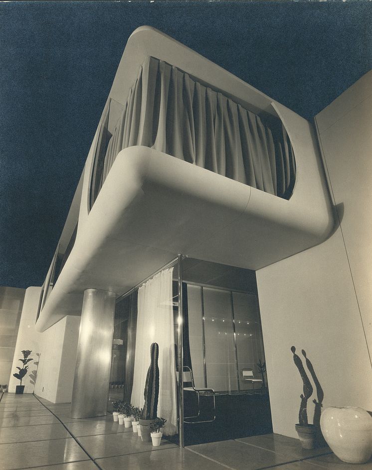 Frederick Kiesler, Space House, Modernage Furniture Company, New York 1933 (Foto: Fay S. Lincoln) © 2014 Austrian Frederick and Lillian Kiesler Private Foundation, Vienna