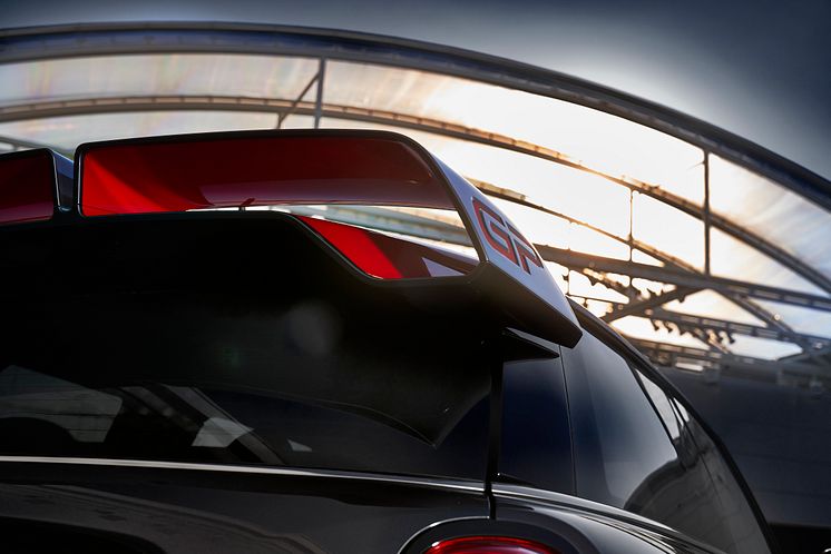 Bildet viser detaljer fra den kommende MINI John Cooper Works GP