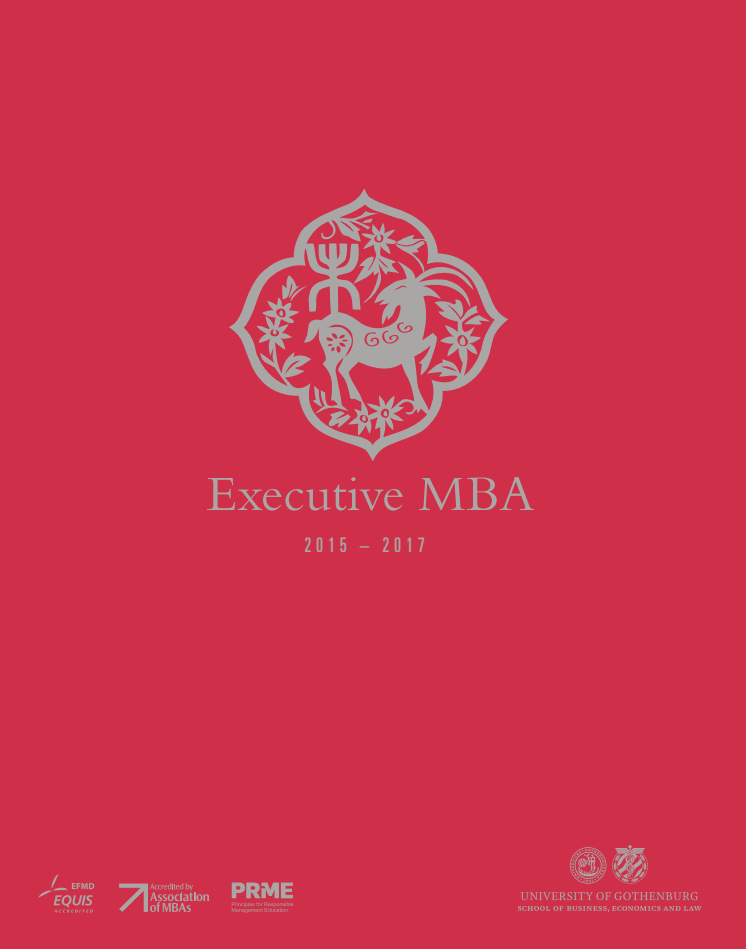 Executive MBA brochure 2015-2017