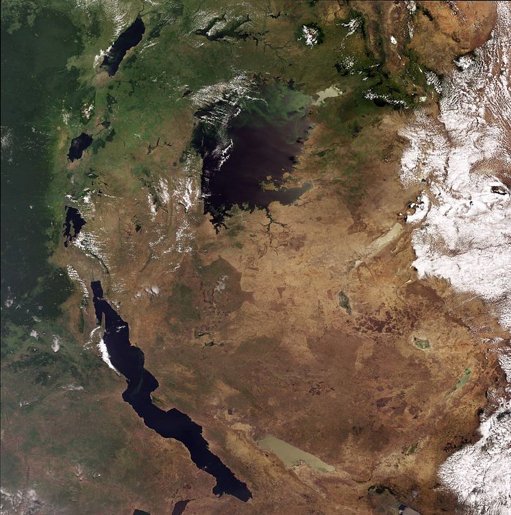 Foto: ESA. Lakes of Africa