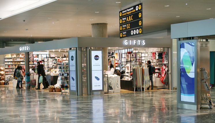 Specialdesignade Infoskåp till Oslo Airport