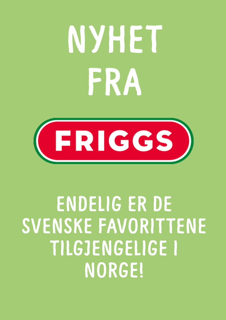 Nyhet fra Friggs: Sunnere snack ‘on the go’