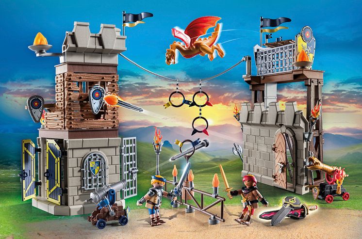 Novelmore vs. Burnham Raiders - Turnierarena (71298) von PLAYMOBIL