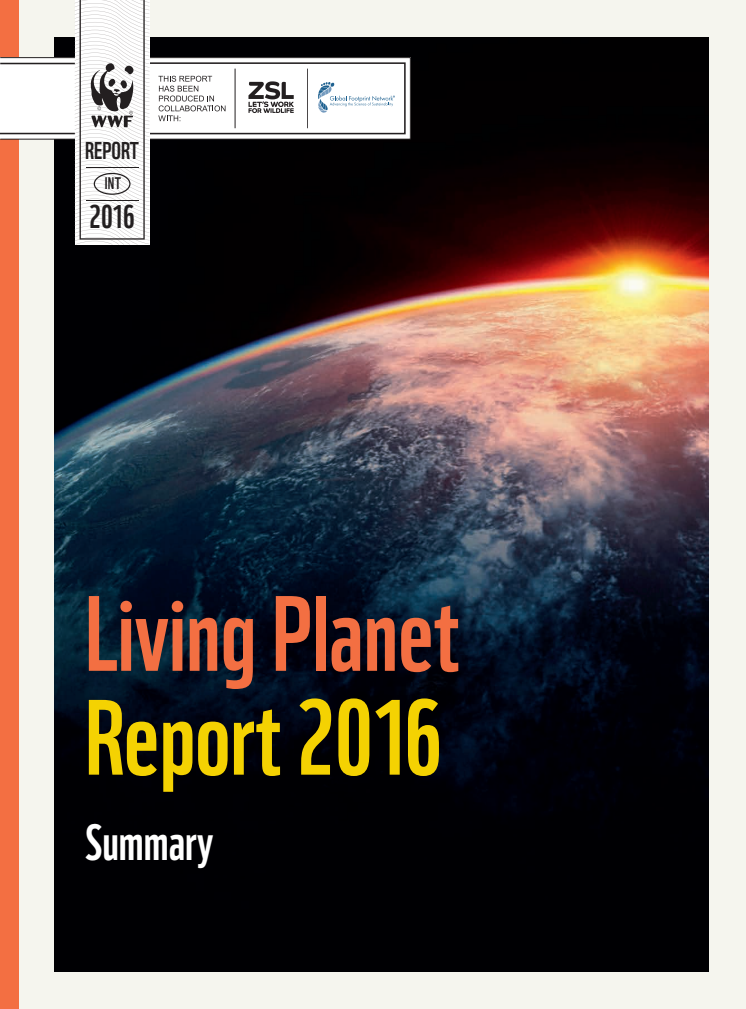Living Planet Report 2016 engelsk sammanfattning