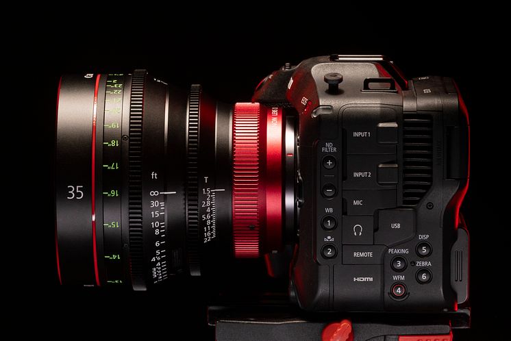 RF Prime 35mm on EOS C70