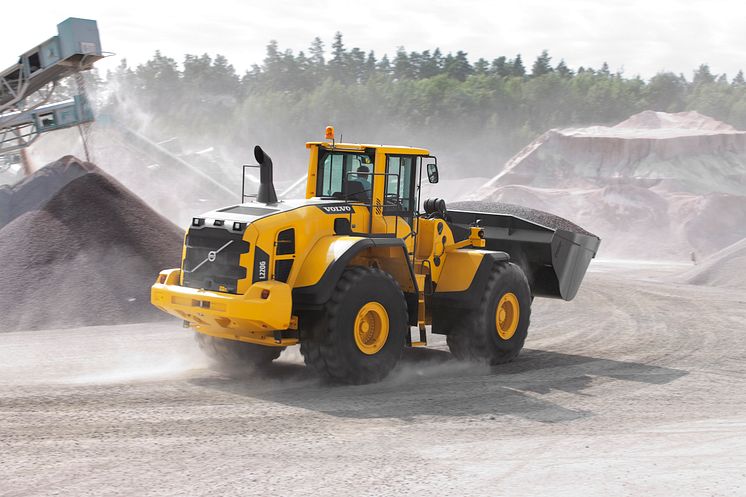 Hjullastare Volvo L150G, L180G, L220G - i arbete