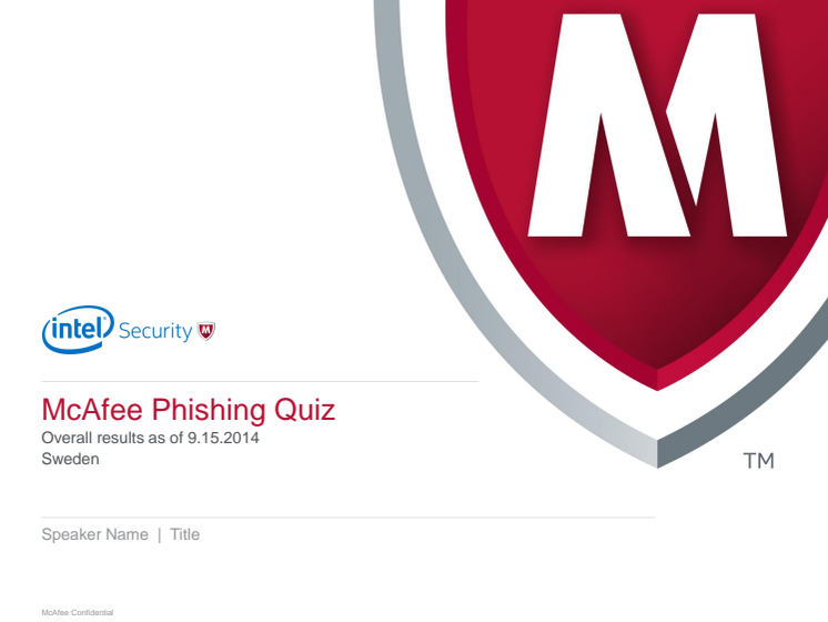 McAfee Phishing Quiz - Sverige