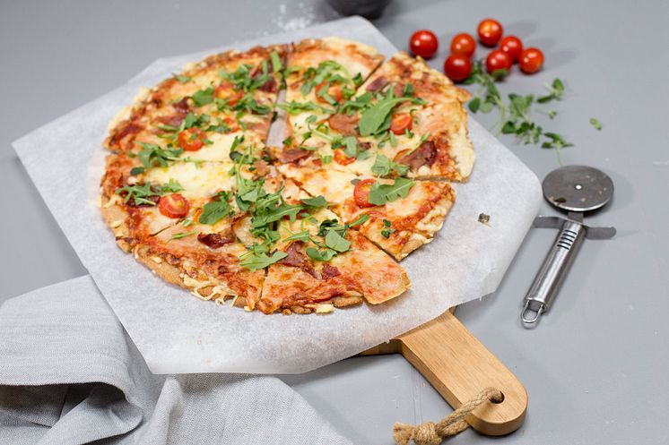 Pizza med glutenfri bunn