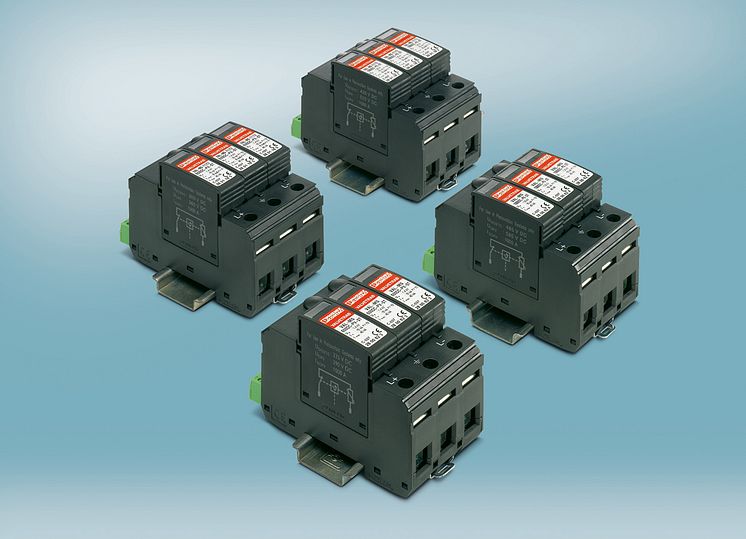 PV arresters with 1000 A short-circuit current rating