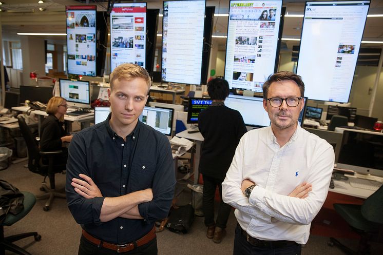 Mattias Carlsson och Mikael Delin, Dagens Nyheter, nominerade till Årets Avslöjande 2016