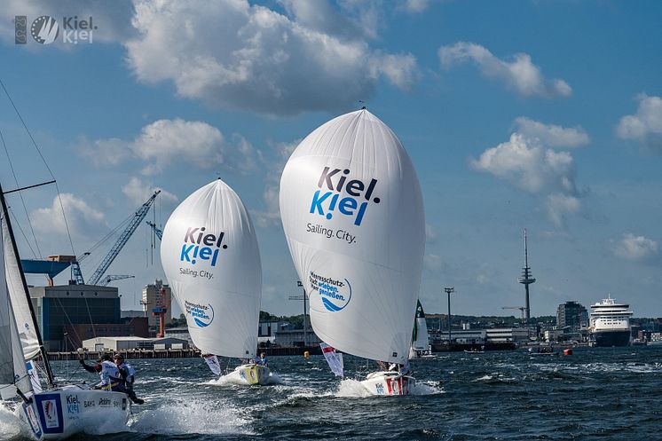 Sailing Champions League bietet Segelaction in Kiel (c)Lars Wehrmann SCL