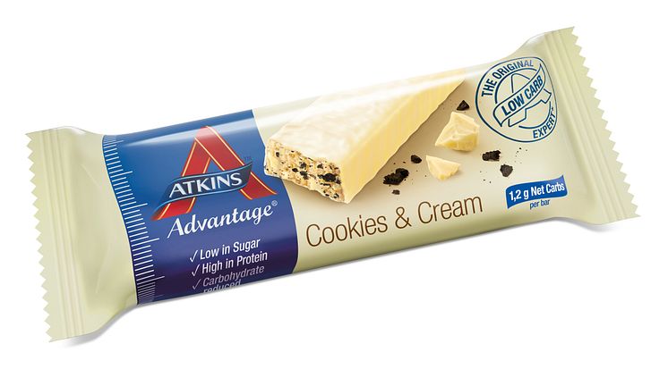 Atkins ADV Cookies&Cream single bar 