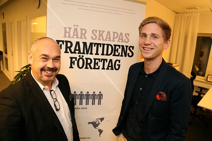 Christian Söderberg, Åkroken Business Incubator och Tommy Eriksson, Ånge Kommun