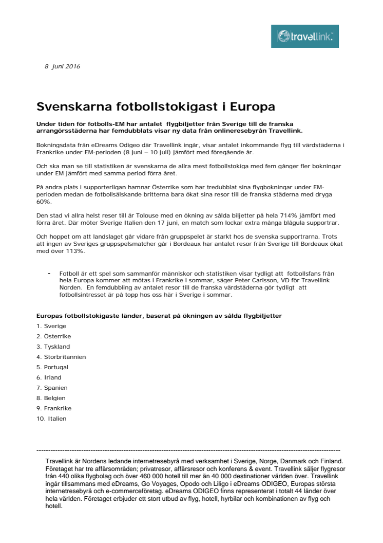 ​Svenskarna fotbollstokigast i Europa