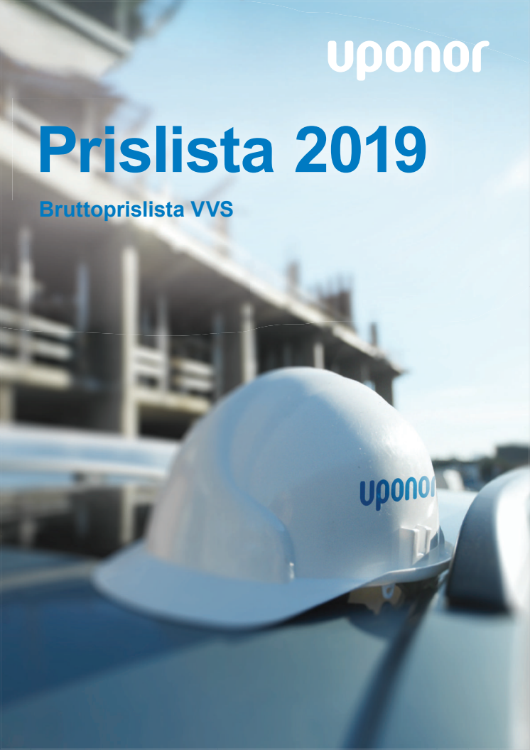 Uponor VVS Prislista 2019