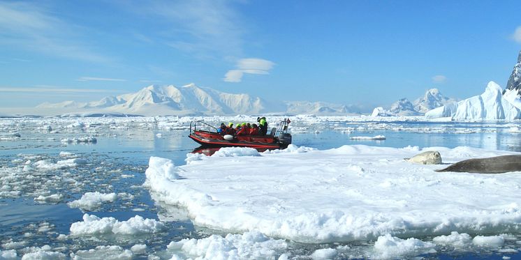 Expedition with Hurtigrutens Polar Circle Boat in Antarctica