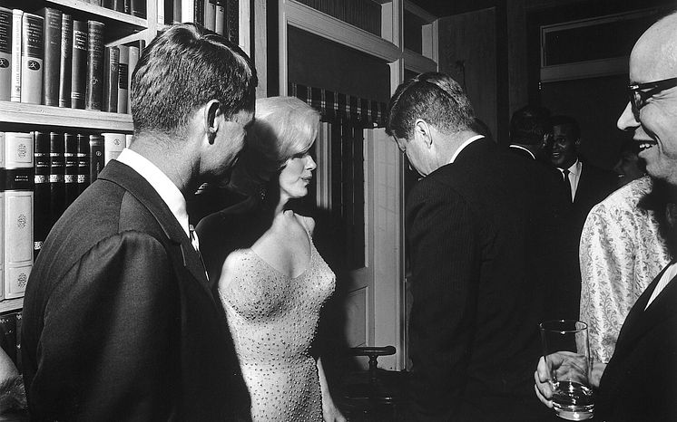 Bobby Kennedy, Marilyn Monroe och Jack Kennedy