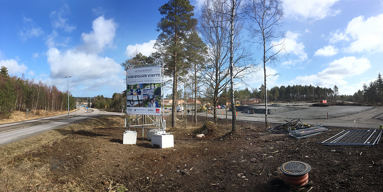 Start för bostadsbyggande i Hossaberget