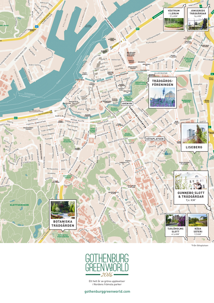 Gothenburg Green World 2016 - karta