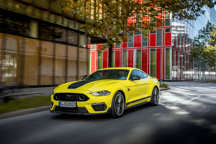 Ford Mustang Mach Grabber Yellow