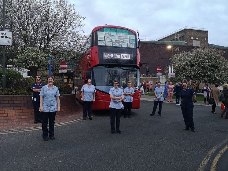 NHS staff at last week's Freeman Hospital celebrations