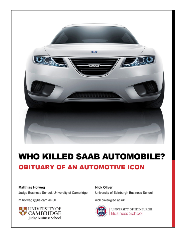 Who killed Saab Automobile?