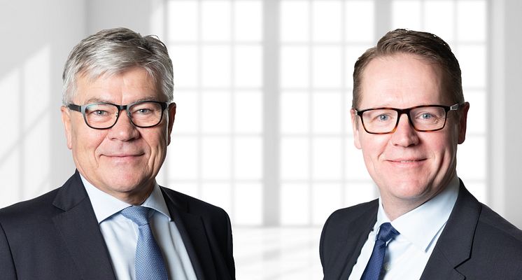 Jørgen H. Mikkelsen, Bestyrelsesformand i Danish Agro, og Henning Haahr, Koncernchef i Danish Agro