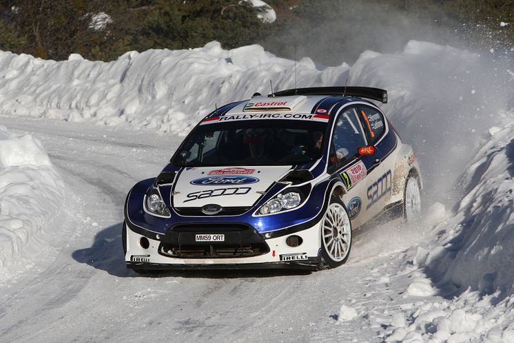 Hirvonen rattar nya Fiesta S2000 till seger i Monte Carlo-rallyt 2010 - bild 1