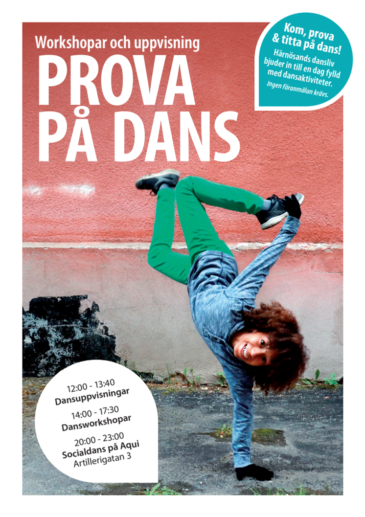 Prova på dans program