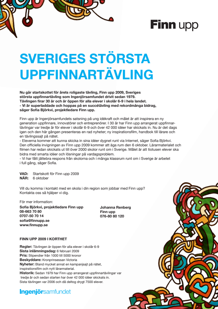 SVERIGES STÖRSTA UPPFINNARTÄVLING
