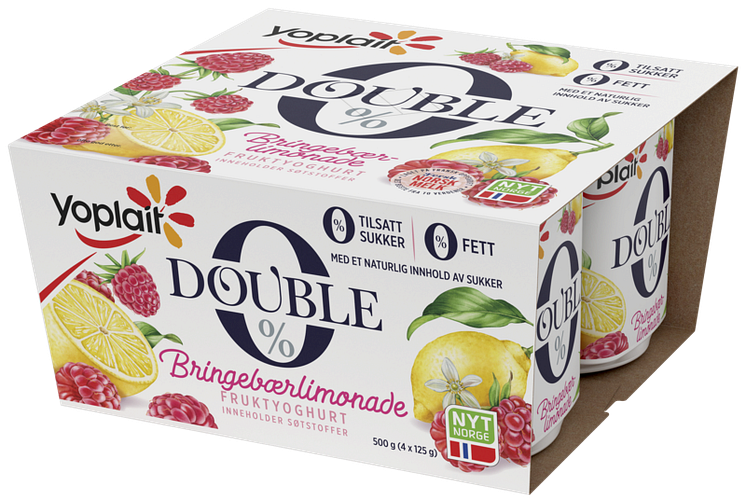 Yoplait Double 0% Bringebaelimonade 4x125g.png