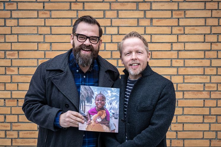 Klaus Sonstad og Åsmund Flaten lager musikk til FORUT Barneaksjonen