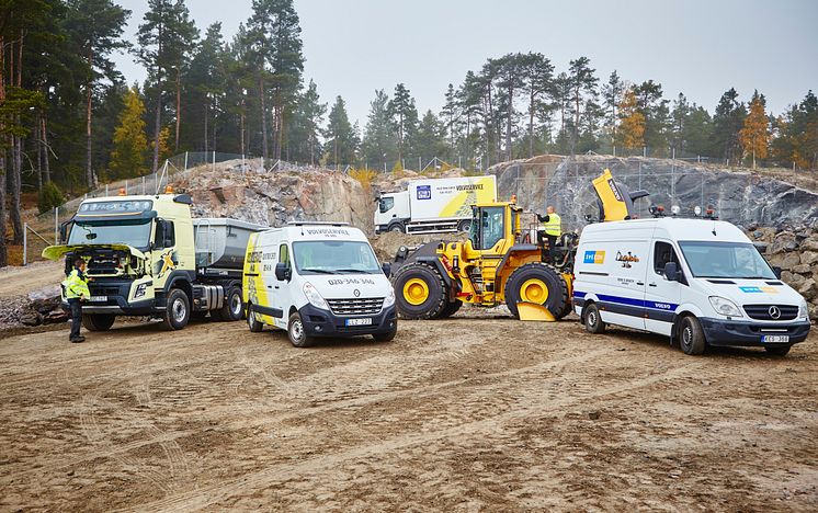 Swecon och Volvo Truck Center service - heltäckande eftermarknad i Förbifart Stockholm