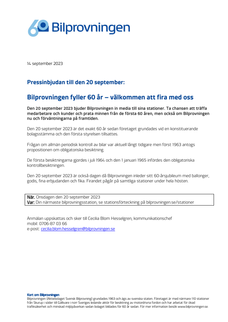 Pressinbjudan_Bilprovningen fyller 60 år den 20 september 2023.pdf