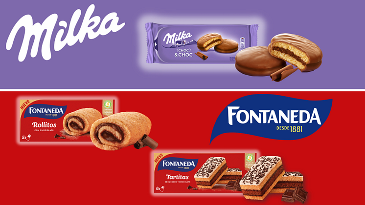 Mondelēz International impulsa la categoría de bollería de la mano de Milka y Fontaneda