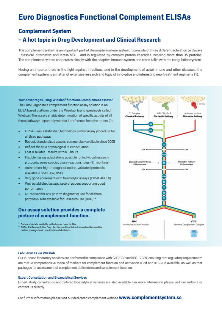 Flyer: Examples of Research Use - Applications in Drug Development and Clinical Research.