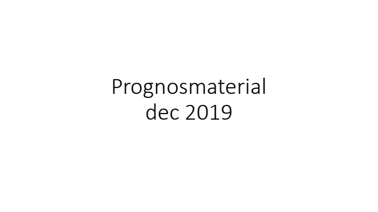 Prognos, 2019 kvartal 4