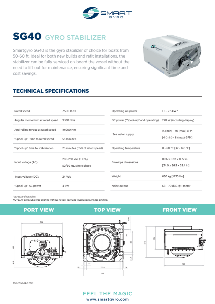 Datasheet - Smartgyro SG40