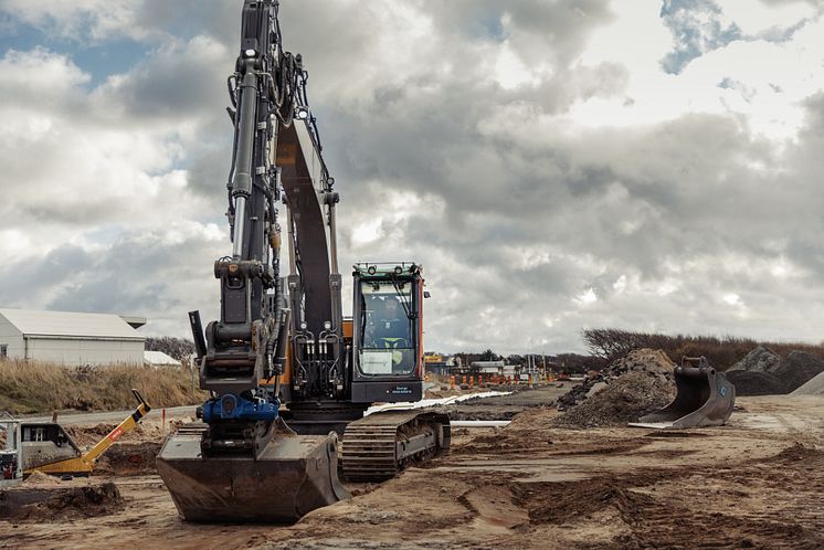 Volvo grävmaskiner hos Mantum Entreprenad