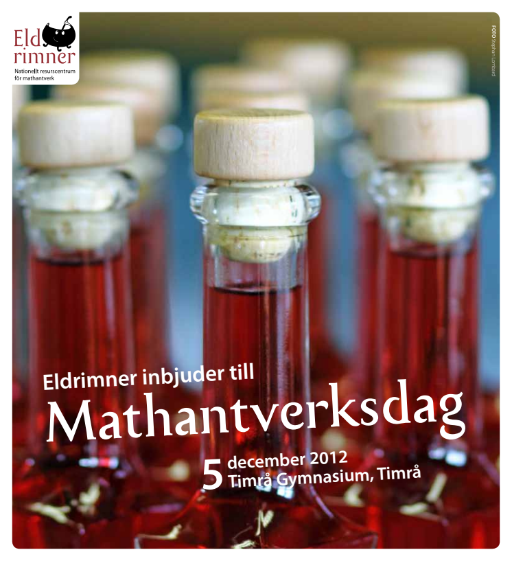Mathantverk i Timrå med Eldrimner och Ulrika Brydling